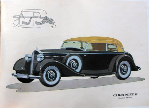 Mercedes-Benz 230 Modelprogram 1937 Carbrochure (3726)